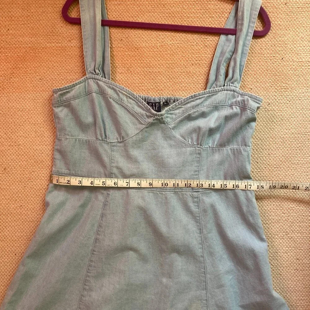 Gap 100% Cotton Sweetheart Mini Dress XL - Picture 9 of 10